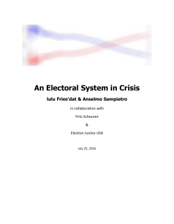 An Electoral System in Crisis