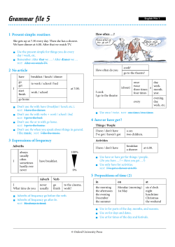 Grammar file 5