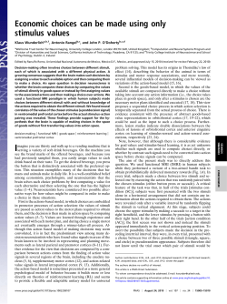 (2010). Economic choices can be made using only