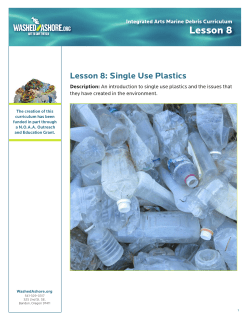 Lesson 8 - Washed Ashore