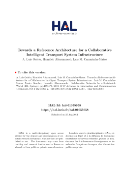 Towards a Reference Architecture for a Collaborative