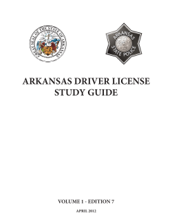 arkansas driver license study guide