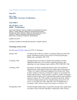 US v. Iran - Peterson Institute for International Economics