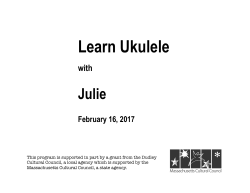 Learn Ukulele - Pearle L. Crawford Memorial Library