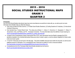 2015 &ndash; 2016 social studies instructional maps grade 5 quarter 2