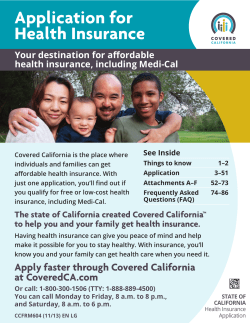 Application for Health Insurance