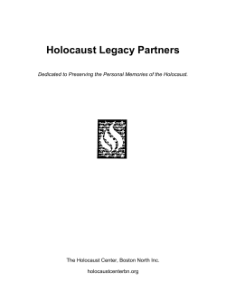 Holocaust Legacy Partners