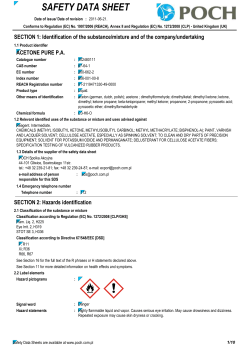get MSDS: REACH / CLP
