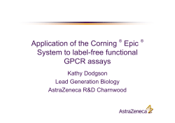 Application of the Corning &reg;Epic &reg;System to label