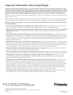 Important Information about Using Margin