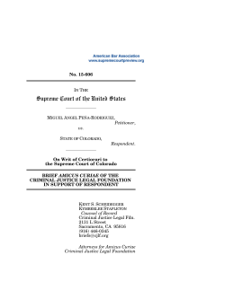 Brief for Criminal Justice Legal Foundation in