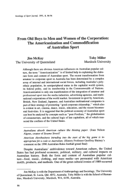 From Old Boys to Men and Women of the Corporation