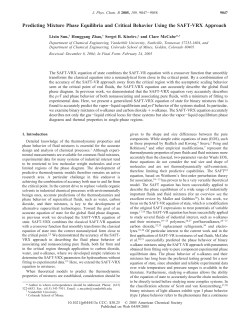 Predicting Mixture Phase Equilibria and Critical Behavior Using the