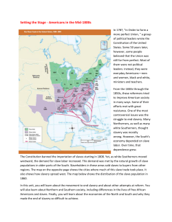 Setting the Stage - Americans in the Mid