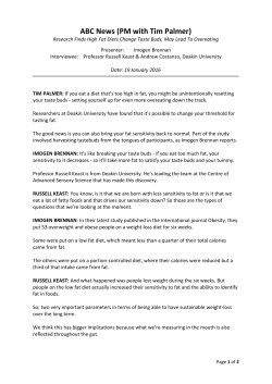 ABC News (PM with Tim Palmer)