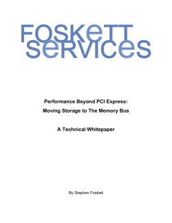 Performance Beyond PCI Express