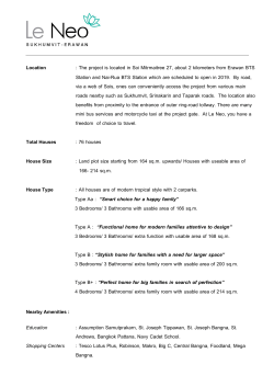 Location : The project is located in Soi Mitrmaitree 27, about 2