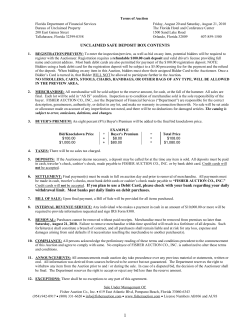 lot range index - Florida Treasure Hunt