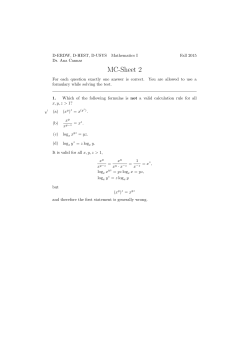 MC-Sheet 2