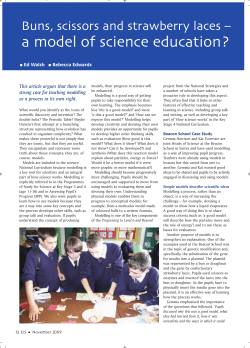 a model of science education? - The Association for Science