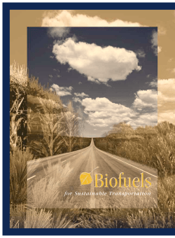 Biofuels for Sustainable Transportation