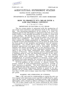 SC103 1924 How to Produce Ice Cream with a Low Bacterial Content