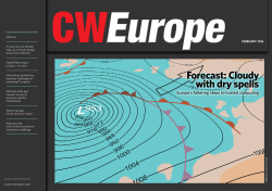 Forecast: Cloudy with dry spells