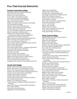 full time c employees - Illinois Eastern Community Colleges