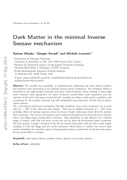 Dark Matter in the minimal Inverse Seesaw