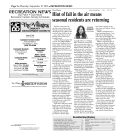 Hint of fall in the air means seasonal residents are returning