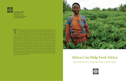 Africa Can Help Feed Africa
