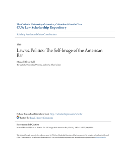 - CUA Law Scholarship Repository