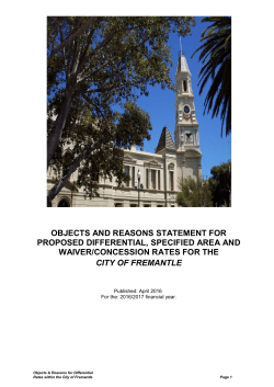 objects and reasons for differential