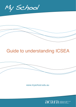 of Community Socio-Educational Advantage (ICSEA)
