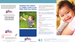 Matching Your Infant`s or Toddler`s Style to the