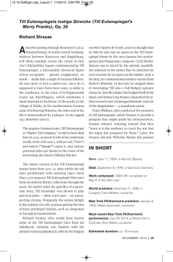 Program Notes - New York Philharmonic