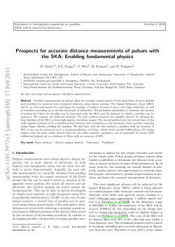 Prospects for accurate distance measurements of pulsars with the