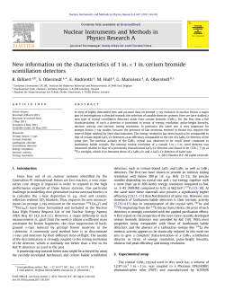 New information on the characteristics of 1in.&times;1in