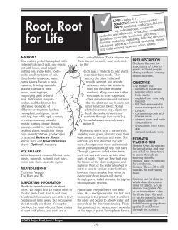 Root Root for Life - National Agriculture in the Classroom Conference
