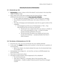 History Alive!-Chapter 14 Unlocking the Secrets of Mohenjodaro