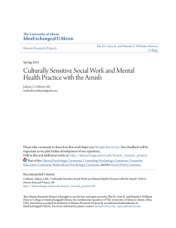 Culturally Sensitive Social Work and Mental Health Practice with the