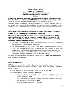 Patient Information STRIBILD