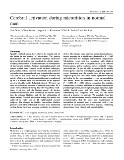 Cerebral activation during micturition in normal men