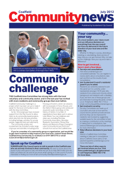 Community challenge - Sunderland City Council