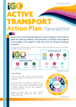 iGO Active Transport Action Plan Newsletter