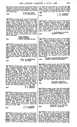 THE LONDON GAZETTE, .6 JULY, 1928. 4617.