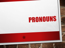 Pronouns updated 2016