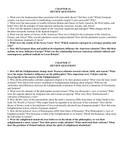 CHAPTER 16 REVIEW QUESTIONS 1. What were the fundamental
