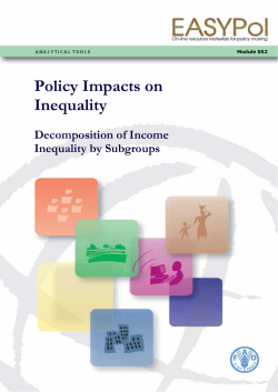 Decomposition of Income Inequality by Subgroups