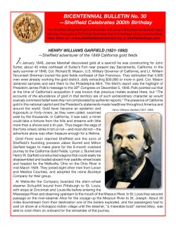 Bulletin No 30 - Henry Williams Garfield